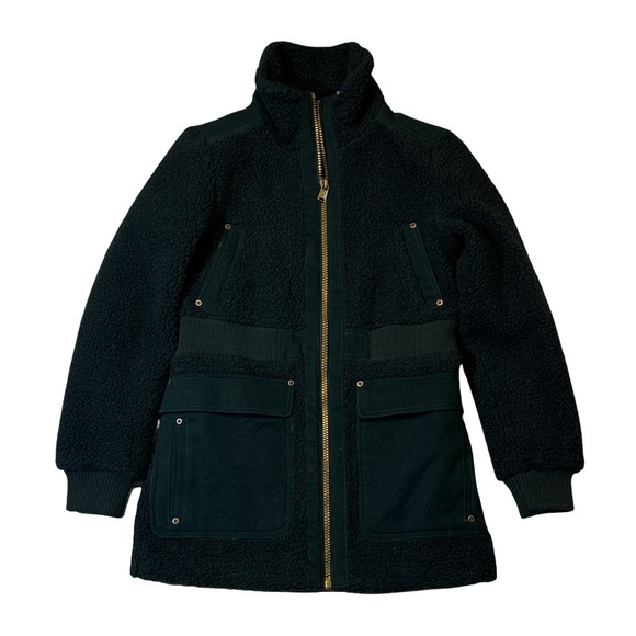 Pendleton womens XS green juniper tonal fleece full zip up jacket EUC - Picture 3 of 7